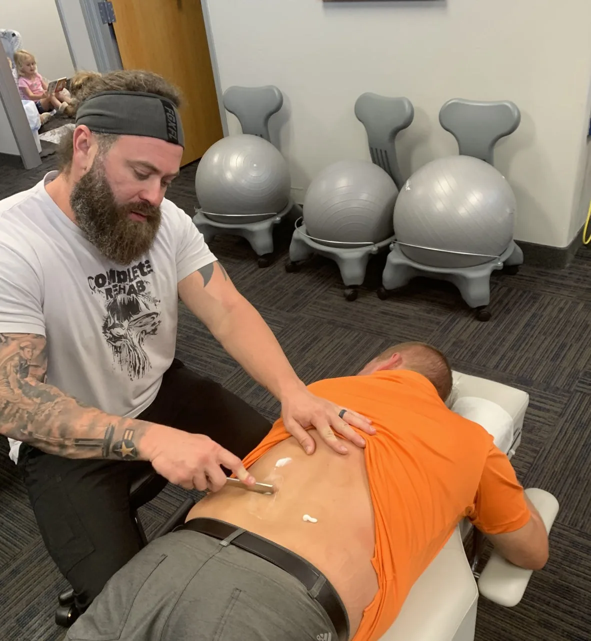 hands-on lower-back care